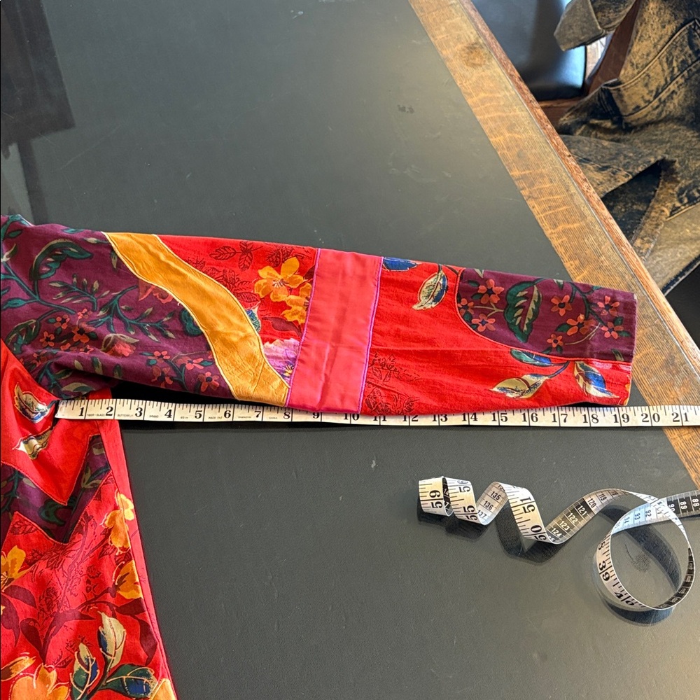 Colorful Floral Patchwork Jacket - Picture 11 of 11
